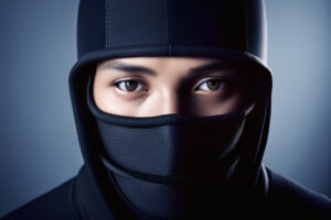 Close-up of Japanese ninja