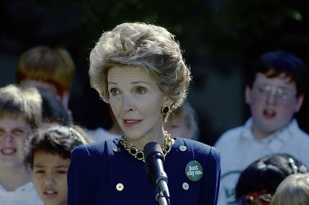 Nancy Reagan and the Just Say no campaign